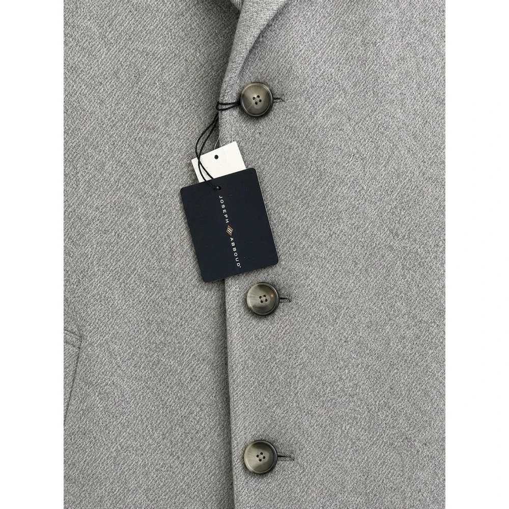 NWT Joseph Abboud Light Gray Wool Blend Topcoat Overcoat Men's 44R